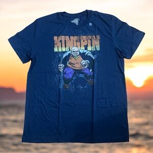 Old Navy Navy Blue Graphic Tee